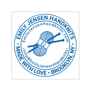 Strick Firmenname URL E-Mail Permastempel