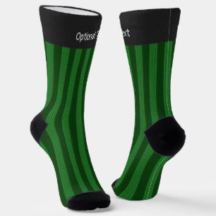Strick für den Urlaub mit grünen Streifen Socken