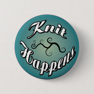 Strick geschieht Knopf Button