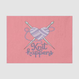Strick Happens Funny Knitter Garne Lover Design Seidenpapier