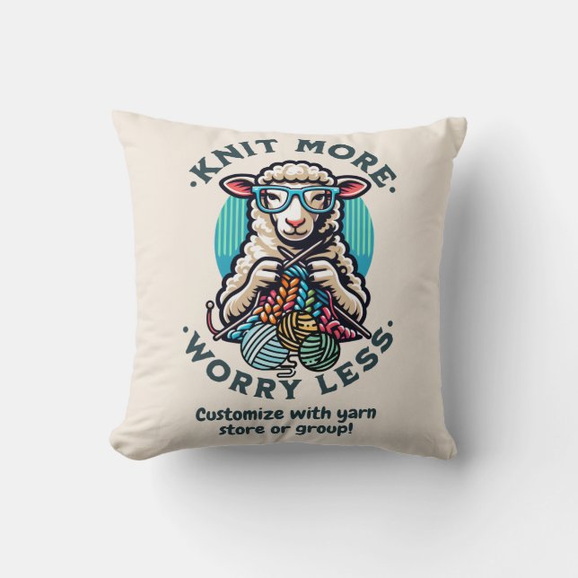 Strick mehr kissen (Vorderseite)