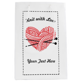 "Strick mit Liebe" Garnelenherz Mittlere Geschenktüte