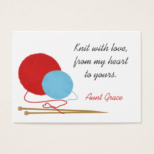 Strick mit Liebe Knitters Hang-Tag