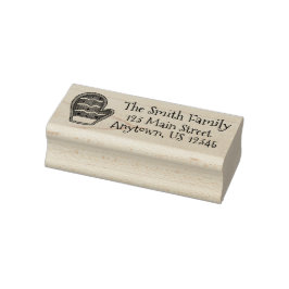 Strick Mitten Sugar Cookie Weihnachtsansprache Gummistempel