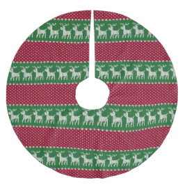 Strick Nr. 01 Polyester Weihnachtsbaumdecke