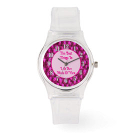 Strick Pink Crochet Pattern Crafty Liebe Garn Armbanduhr