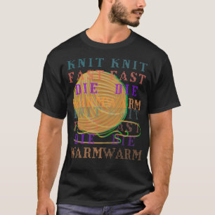 Strick schnell Die Warmes Trippy Funny T-Shirt