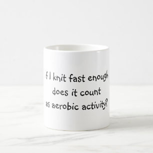 Strick schnell genug tasse