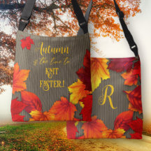 Strick-Spruch für den Herbst