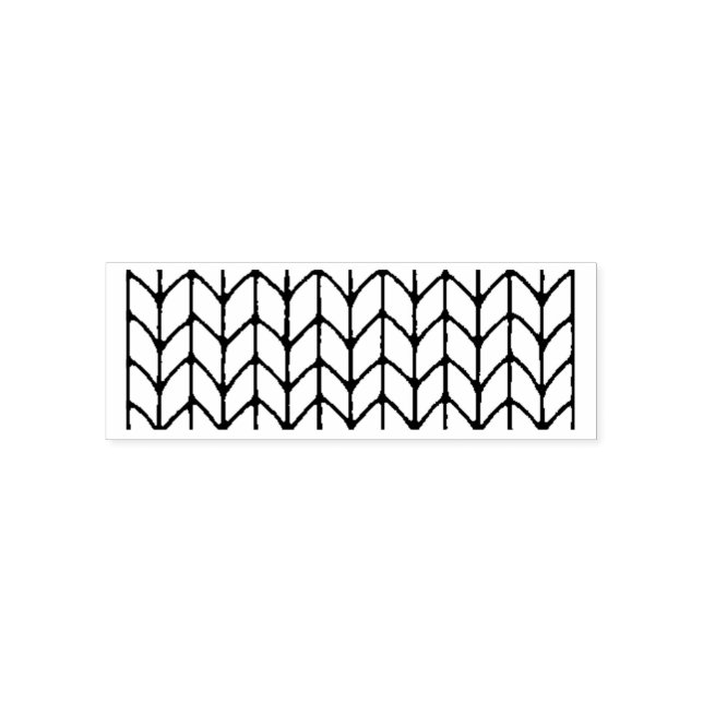 STRICK STITCH Briefmarke aus selbstfarbenem Gummi Permastempel (Design)