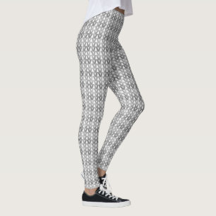 Strick Stockinette Stitch Handwerk Drucksilber Leggings
