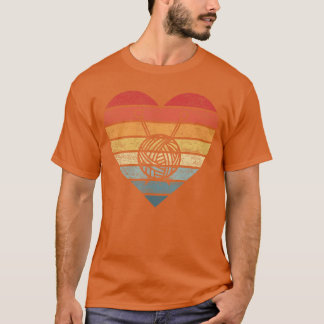 Strick- und Häkelliebhaber-Geschenke Retro-Sonnenu T-Shirt