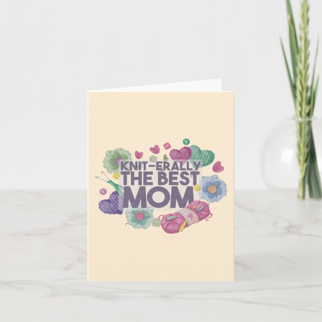 Strick wirklich die beste Mama (Vorderseite)