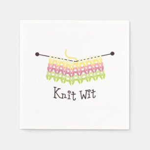 Strick Wit! Serviette