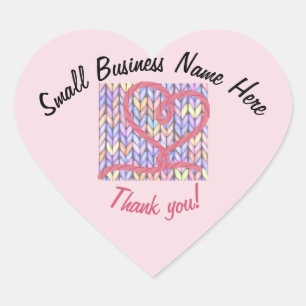 Strick Yarn Herzlichen Dank Ihnen Aufkleber für kl