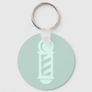 Strickbarber Pole Barbershop Salon CUSTOM FARBE Schlüsselanhänger