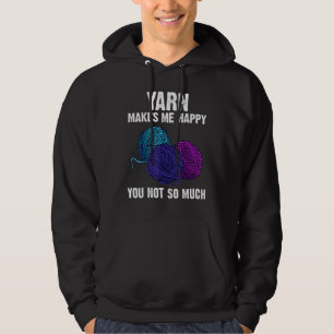 Stricken für Männer Frauen Häkeln Garn Faden 2 Hoodie