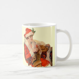 Stricken für Weihnachten Kaffeetasse