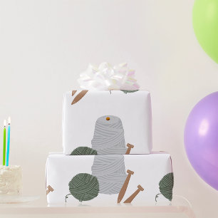 Stricken Geschenkpapier