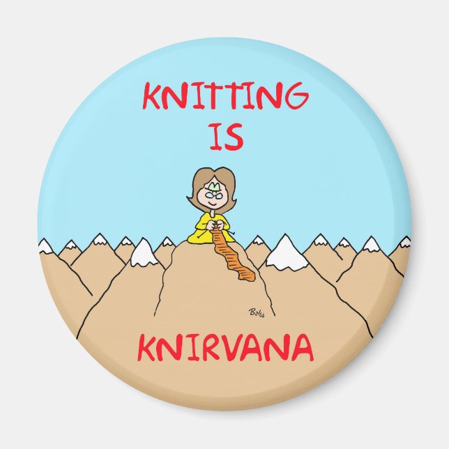Stricken ist knirvana guru magnet (Vorne)