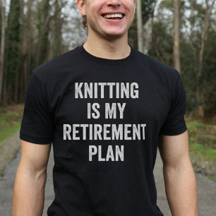 Stricken ist mein Rentenplan Vintage T-Shirt