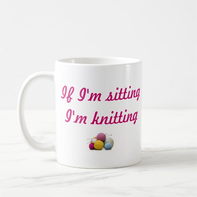 Stricken Kaffeetasse (Links)