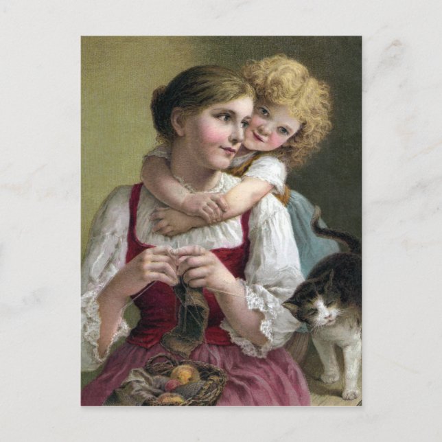 Stricken mit süßen Ablenkungen Postkarte (Vorderseite)