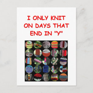 Stricken Postkarte