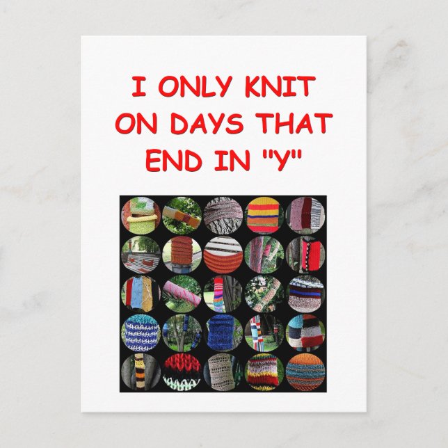 Stricken Postkarte (Vorderseite)