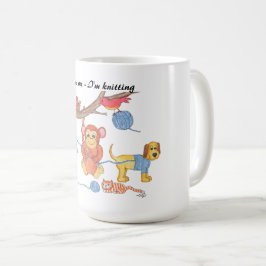 Stricken - Stör mich nicht, ich stricke Kaffeetasse