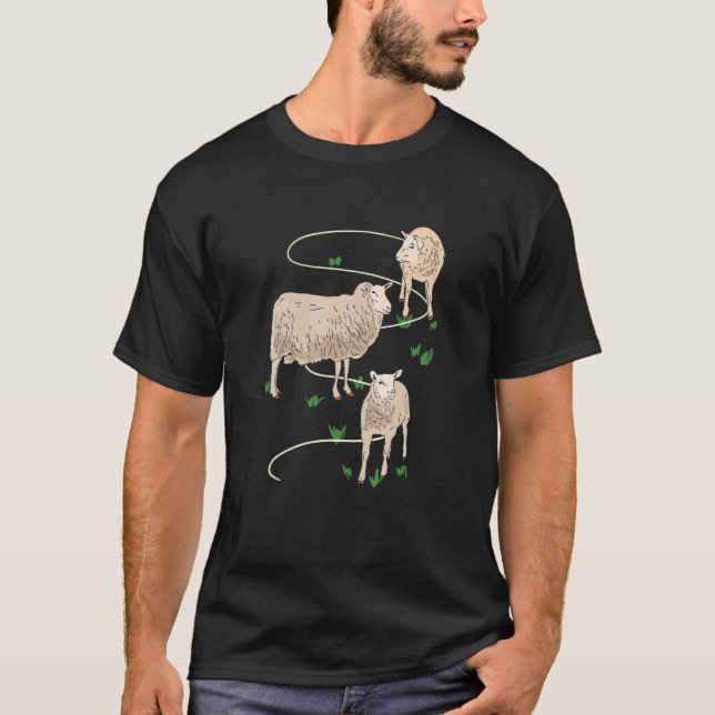 Stricken Textil-Gewebe Textil-Motiv Weaving T-Shirt (Vorderseite)