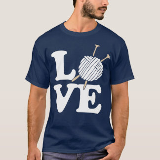 Stricken und Häkeln aus Liebe T-Shirt