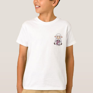 Strickende Cartoon-Schafe für Kinder T-Shirt