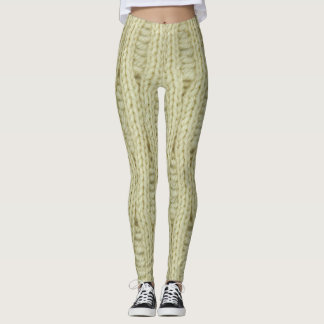 Strickende Muster-Leggings Leggings