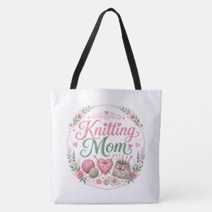 Strickende Mutter Schulter-Tasche