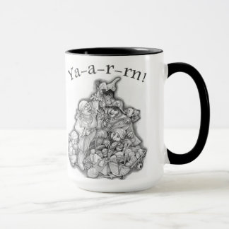 Strickende Piraten-Tasse Tasse