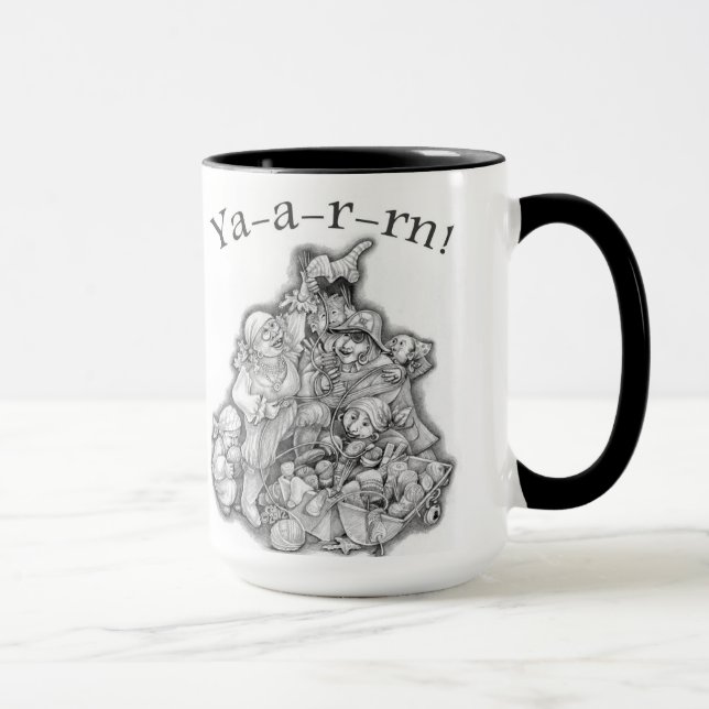 Strickende Piraten-Tasse Tasse (Rechts)