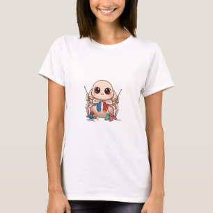 Strickende Spinne Pal T-Shirt