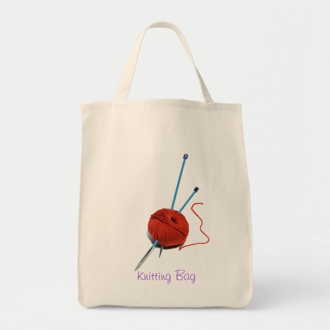 Strickende Tasche (Vorne)
