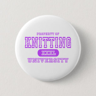 Strickende Universität Button