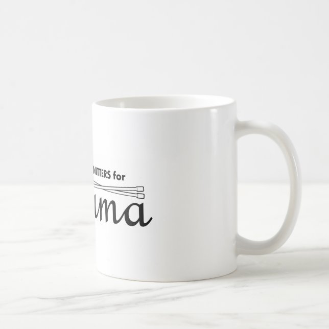Stricker für Obama-Tasse #2 Kaffeetasse (Rechts)