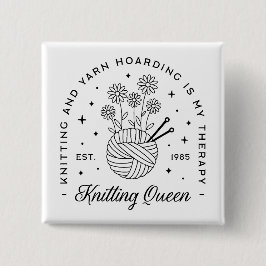 Strickgarnhöcker Button