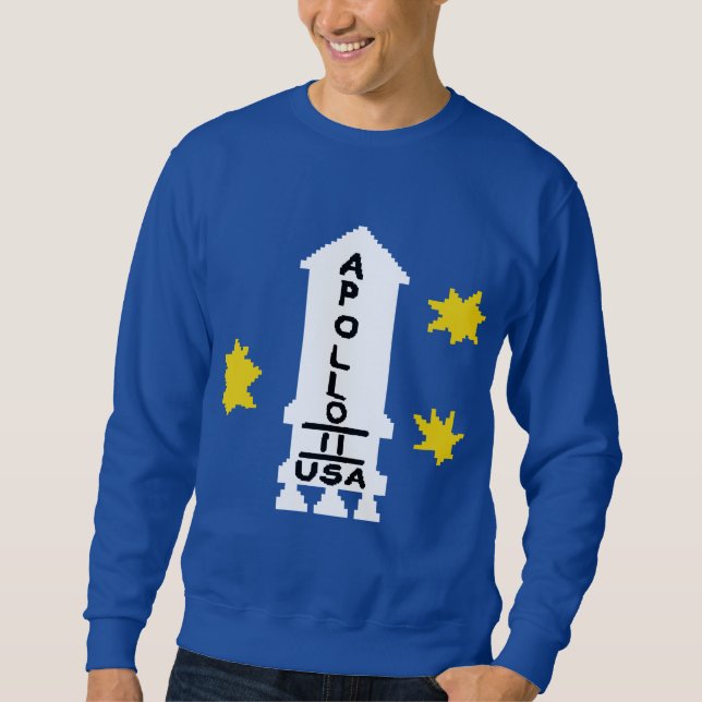 Strickjacke Danny Apollo 11 Sweatshirt (Vorderseite)