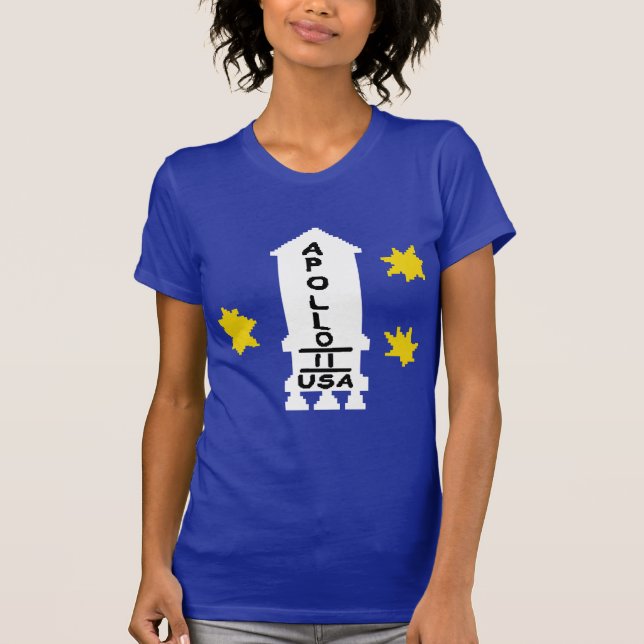 Strickjacke Danny Apollo 11 T-Shirt (Vorderseite)
