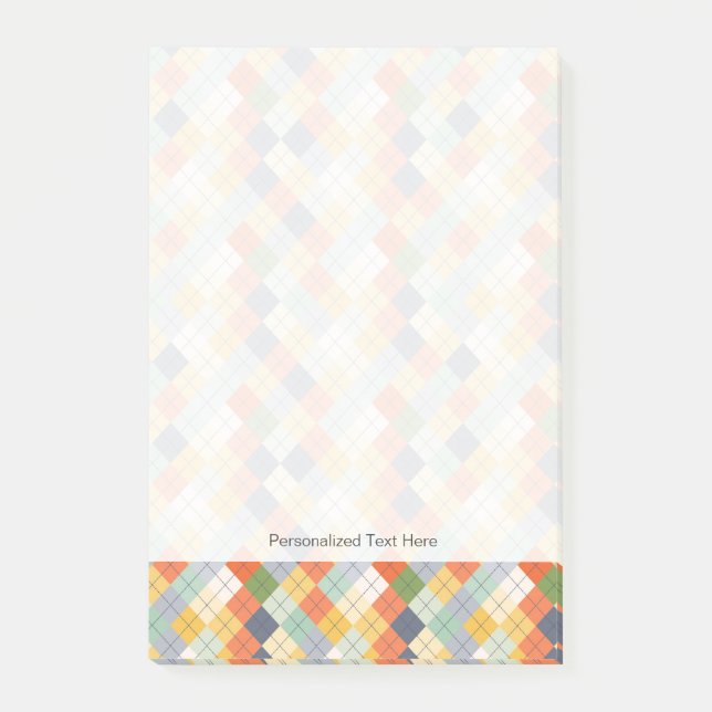 Strickjacke-Hintergrund 2 Post-it Klebezettel (Vorderseite)