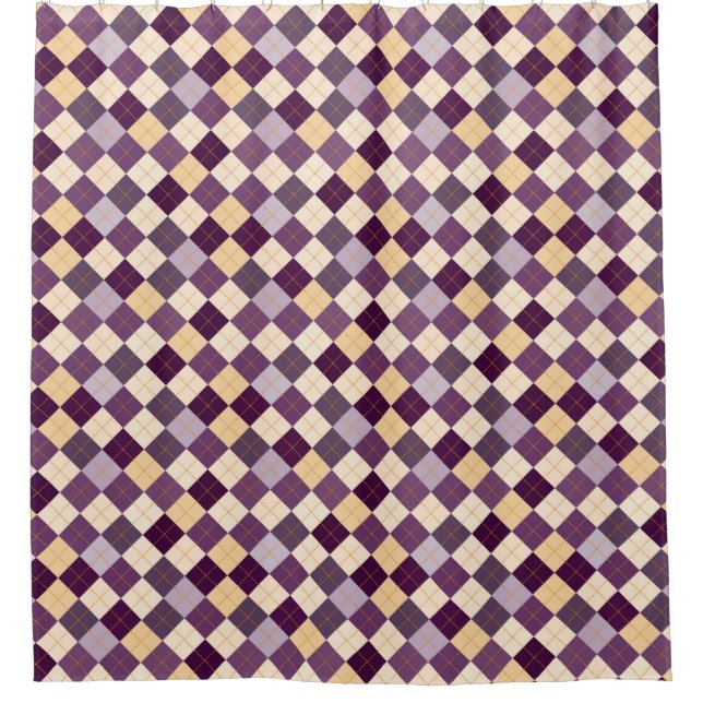 Strickjacke-Hintergrund Duschvorhang (Vorderseite)