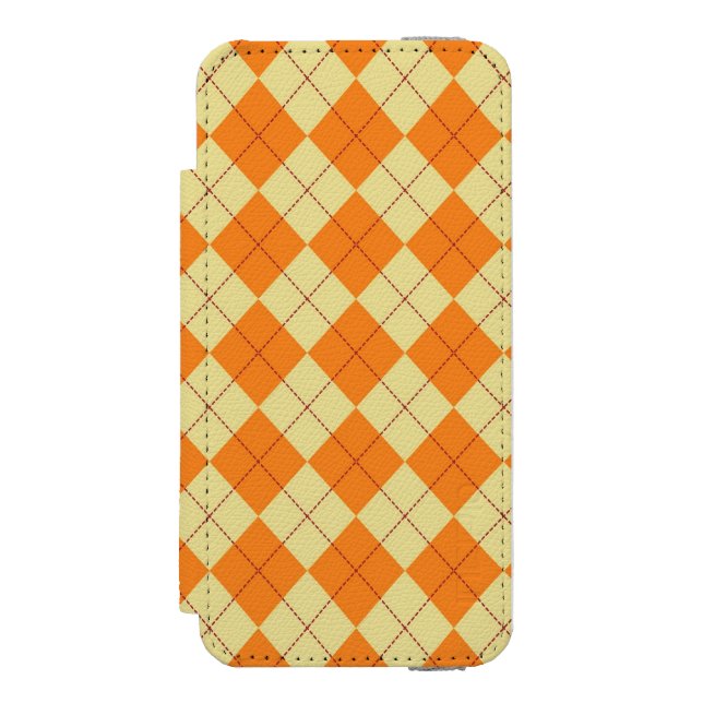 Strickjacke-Hintergrund Incipio iPhone Geldbeutel-Hülle (Folio Vorderseite)