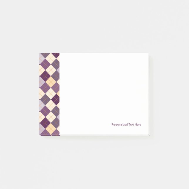 Strickjacke-Hintergrund Post-it Klebezettel (Vorderseite)