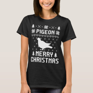 Strickjacke-T - Shirt frohe Weihnachten der TAUBE