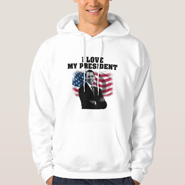 STRICKJACKEN OBAMA HOODIE (Vorderseite)